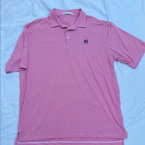 Peach State Pride Red/White Striped UGA Polo Shirt - Georgia